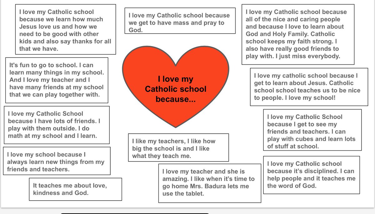 MrsBadura's tweet photo. Why my grade one students love @StDanielComboni #DPCDSB_IgnitingHope https://t.co/ruOmWk3Y6K