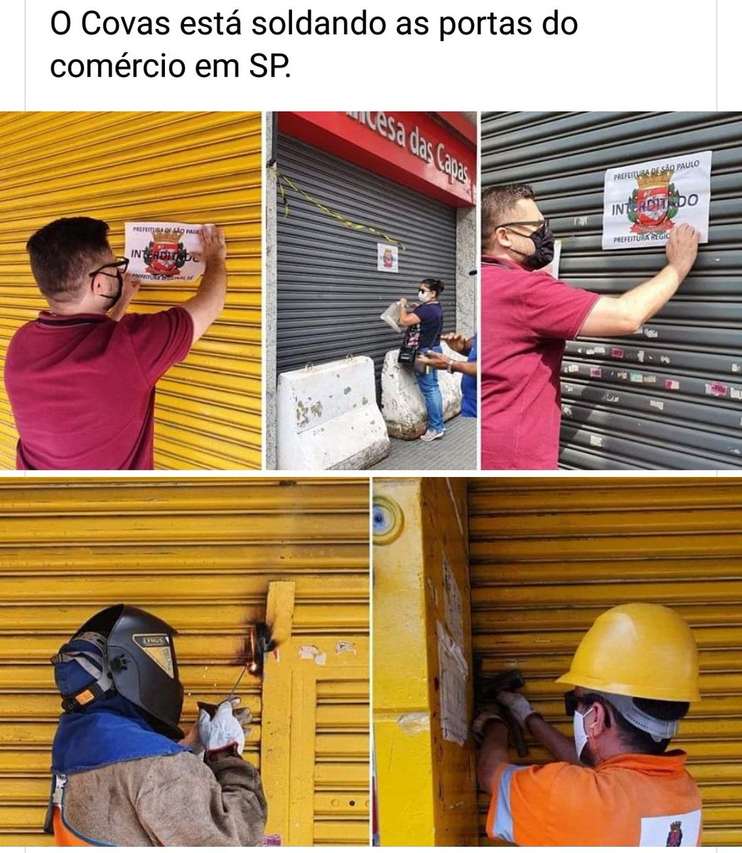 EvandroBritoo's tweet photo. @jdoriajr @brunocovas É ISSO ESTAO LACRANDO AS PORTAS ??? TIRANIA AGORA? https://t.co/HDUAZWdibx