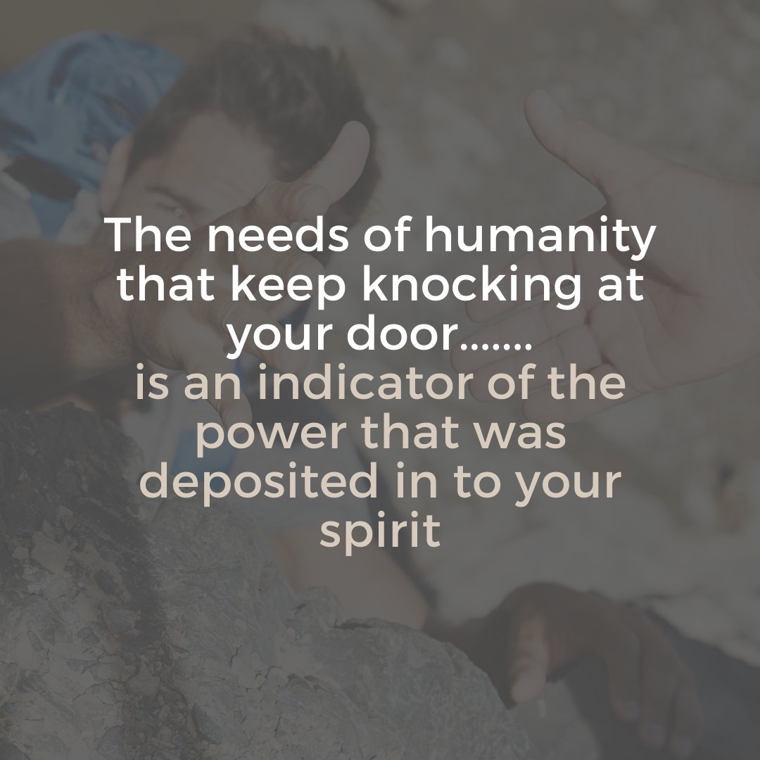 PurposeLifeChur's tweet photo. Have you ever wondered "Why is that people with a particular issue .... always seem to seek you out?"  People will either seek out those with shared-pain or those with supernatural-power.
When they come... Give them more Power... than Pain.

#WhatuAttract #UShouldImpact https://t.co/xEPTGQ3FVi