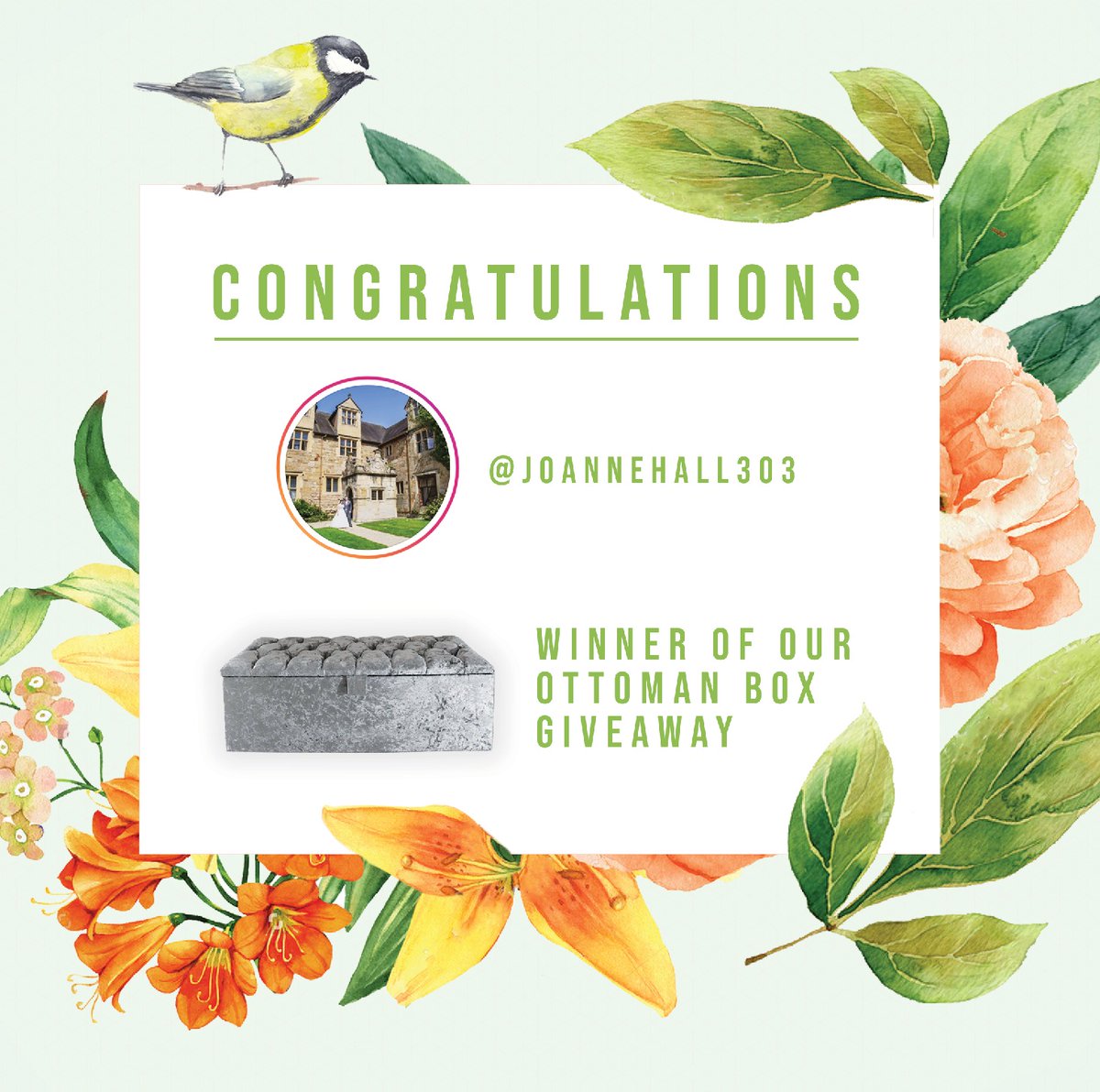 OwoLiving's tweet photo. Thank you to all who participated in our amazing giveaway!!
We announced our giveaway WINNER yesterday! Congratulations to @joanneball303 on winning our beautiful ottoman storage box! Thank you for participating and well done! We hope you love it! https://t.co/ow2TzJxd23