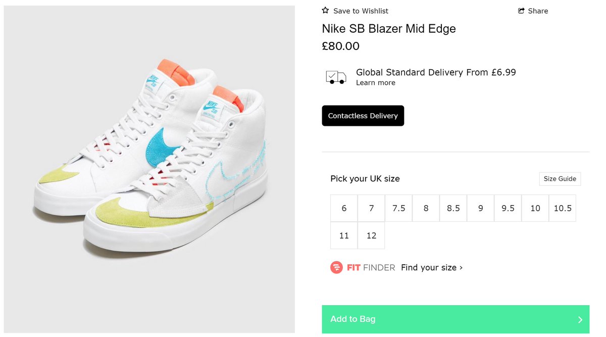 Moresneakers Com Ad Nike Sb Zoom Blazer Mid Edge Summit White Oracle Aqua Dropped In More Sizes Via Size Uk Big T Co Ygpg17fmae Small T Co Xatjyva1bl T Co Aij0ytevuo