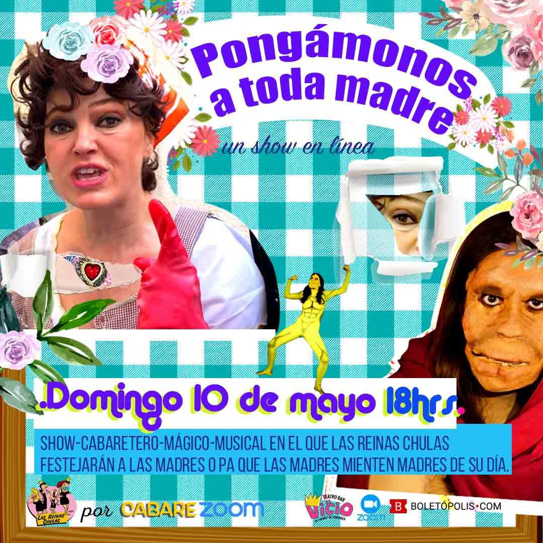 boletopolis.com/es/evento/1407… Este domingo por Cabarezoom, quédate en casa y regálale a tu mamá esta obra o que te la regalen. Además así ayudas a que TeatroBar El Vicio siga en pie! Abrazos