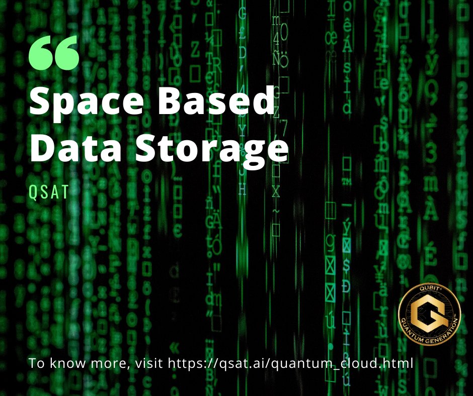 qg369's tweet photo. Securing data in space. Universally we will generate 160 zettabytes of data in 2025. This equates to more bytes than stars in the visible universe. We do not have enough storage to support data growth.

#QSAT #Blockchain #blockchaintechnology https://t.co/4Q5LPuvo5C