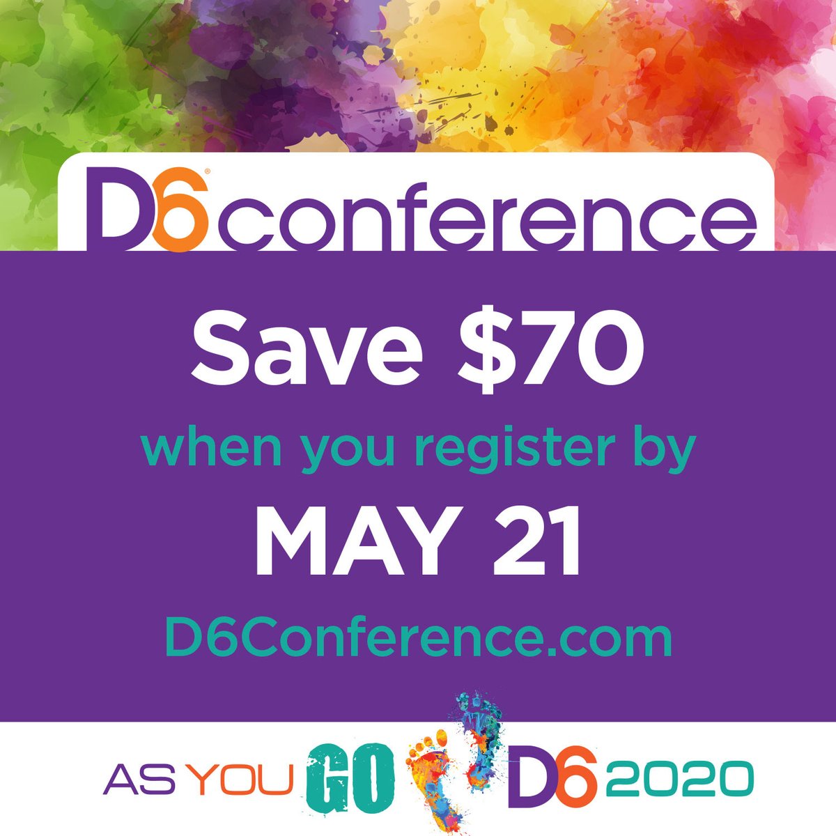 terracecrawford's tweet image. SAVE $70 NOW when you register for #D62020 before May 21!  Learn from over 50+ Speakers at the D6 Conference in ORLANDO this September!  

d6conference.com

@D6Leader @d6family #fammin #pastors #youthmin