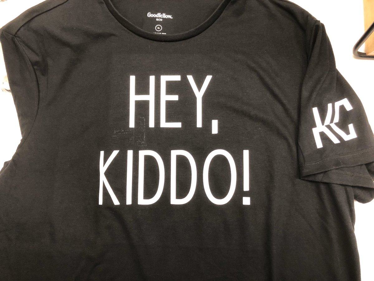 MrKeislerWISD's tweet photo. Got another #keislercrew shirt from one of my kids today. Apparently I always say “Hey, kiddo” to everyone in the hall 😂#draperdriven https://t.co/3X13NZCWwm