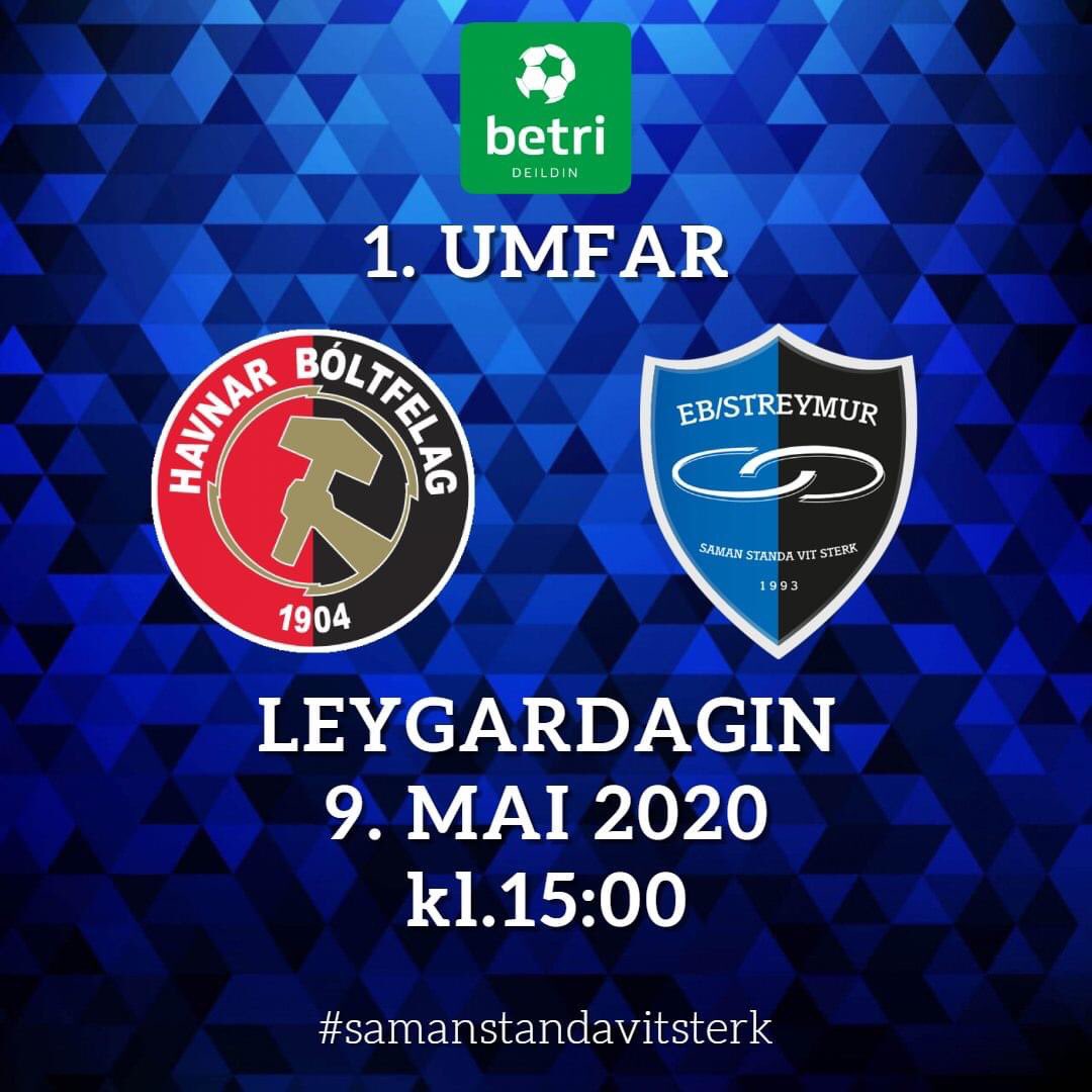 EStreymur's tweet photo. #BetriDeildin kicks off this Saturday. Root for #EBStreymur 🔵⚫️💪🏼 https://t.co/sviYuSx6sO