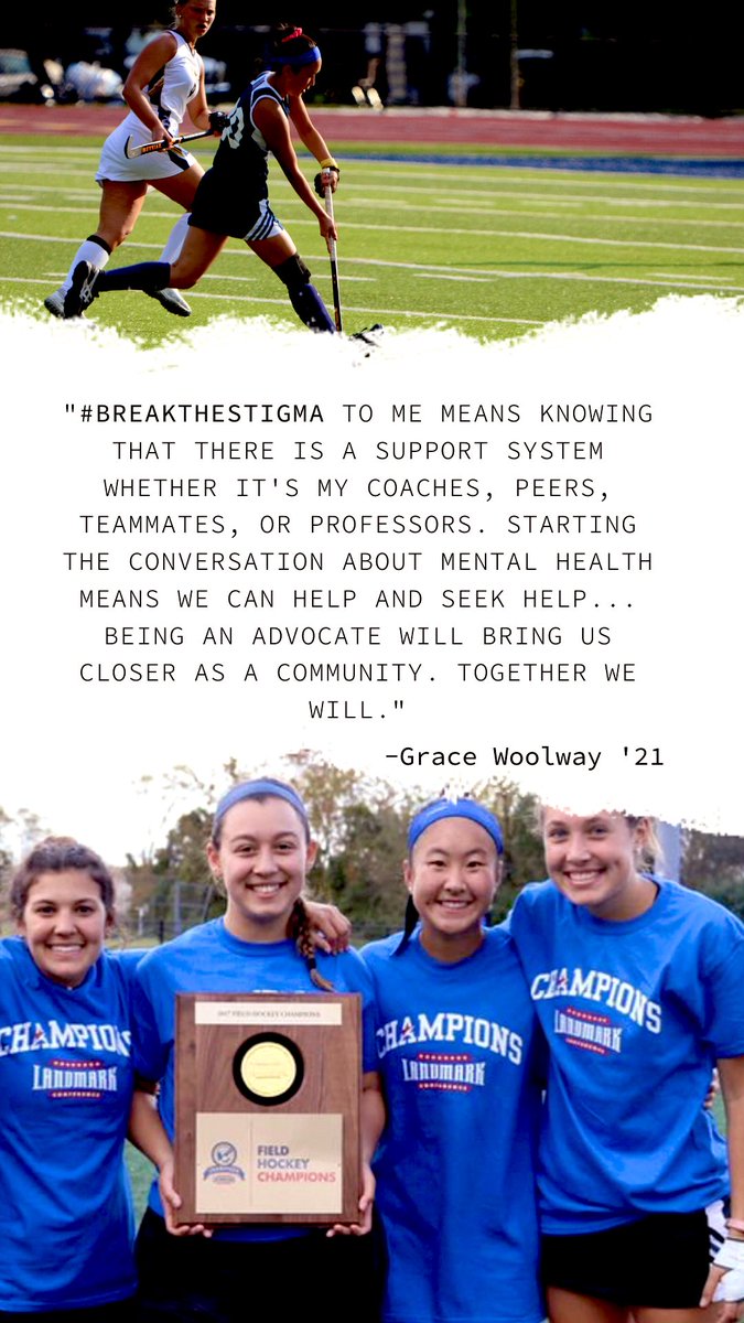 JCFieldHockey's tweet photo. What #BreakTheStigma means to Grace Woolway ‘21 🧠📚✊⬇️ https://t.co/gfqK6oS5WT