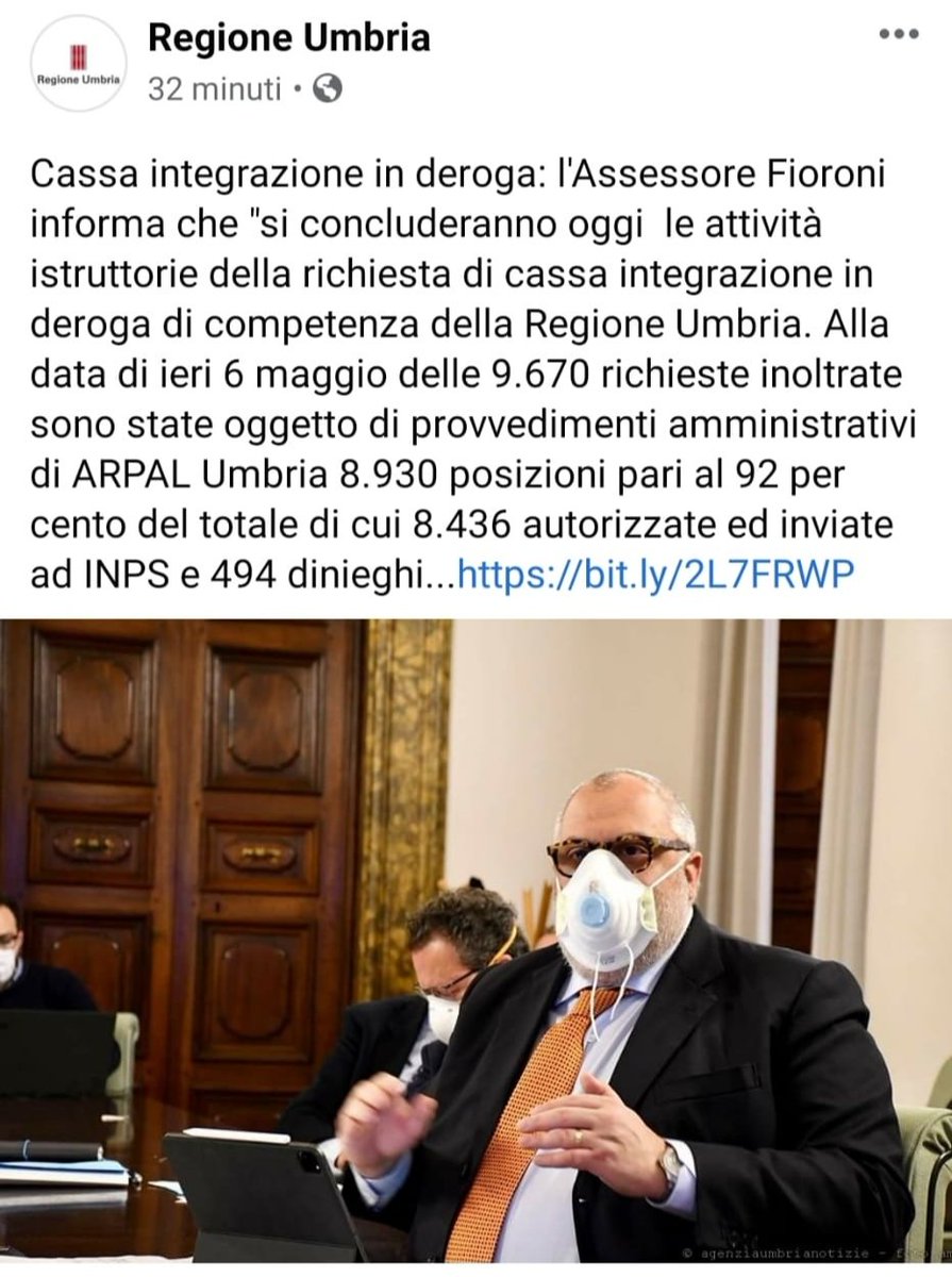 #Cassaintegrazioneinderoga in @regioneumbria: istruite tutte le domande pervenute e trasmesse ad #inps. #Arpalumbria in #smartworking con l'assistenza tecnica e operativa di @ANPALServizi. #COVID2019italia #iolavorodacasa