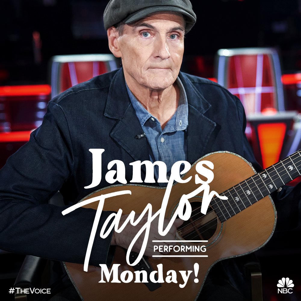 NBCTheVoice's tweet photo. Are you ready for these star-studded performances on #TheVoice? 🙌

🎤 @DojaCat
🎤 @kanebrown
🎤 @JamesTaylor_com https://t.co/0F6RCQqvpb
