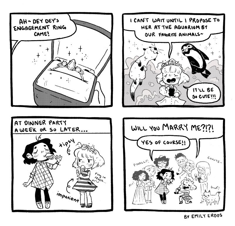 「Hope yall dont mind some emily_erdos guest comics while I'm」Deya Munizの漫画