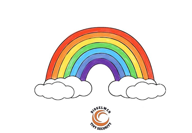 tivysecurity's tweet photo. We hope that you are all well and are keeping safe.🌈 Gobeithio bod chi gyd yn iawn ac yn ddiogel. 🌈 #diolchnhs #diolchgweithwyrallweddol #thankyouNHS #thankyoukeyworkers https://t.co/WtrlmIJzdL