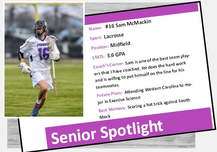prhs_athletics's tweet photo. 🥍Men’s Lacrosse Senior🥍
Sam McMackin
@PorterRidgeHSNC @PRLAX2 @UCPSNCAthletics  @AGHoulihan @PR_SportsPhotos https://t.co/1rfimFcFVx