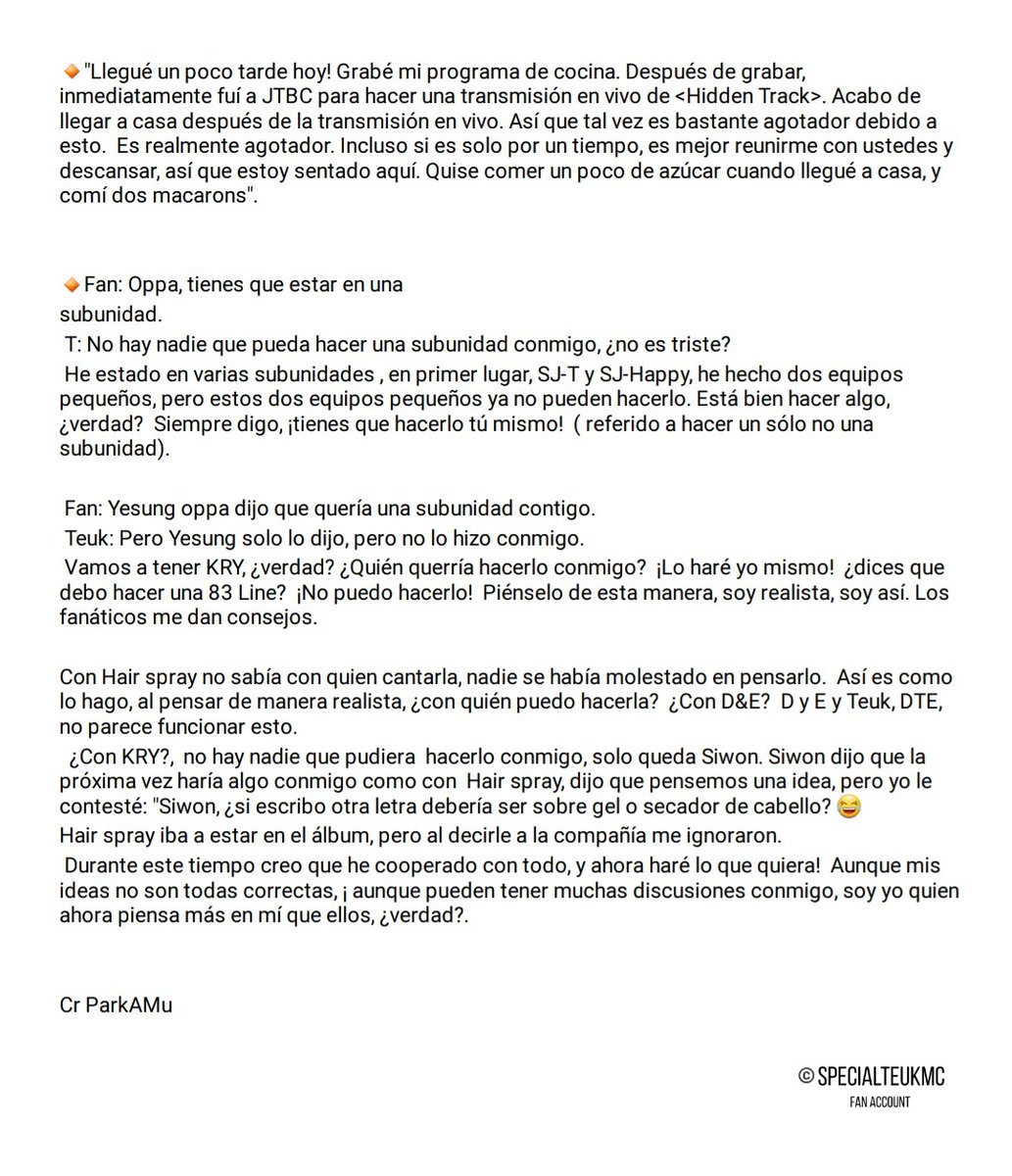 JungSooEnt's tweet photo. Resumen de la transmisión de Kiss the YouTube del día de hoy, donde habla sobre las subunidades y la bella empresa como siempre, ignorandolo.😜

#Leeteuk #SuperJunior #kisstheyoutube https://t.co/2jJqGuioTw