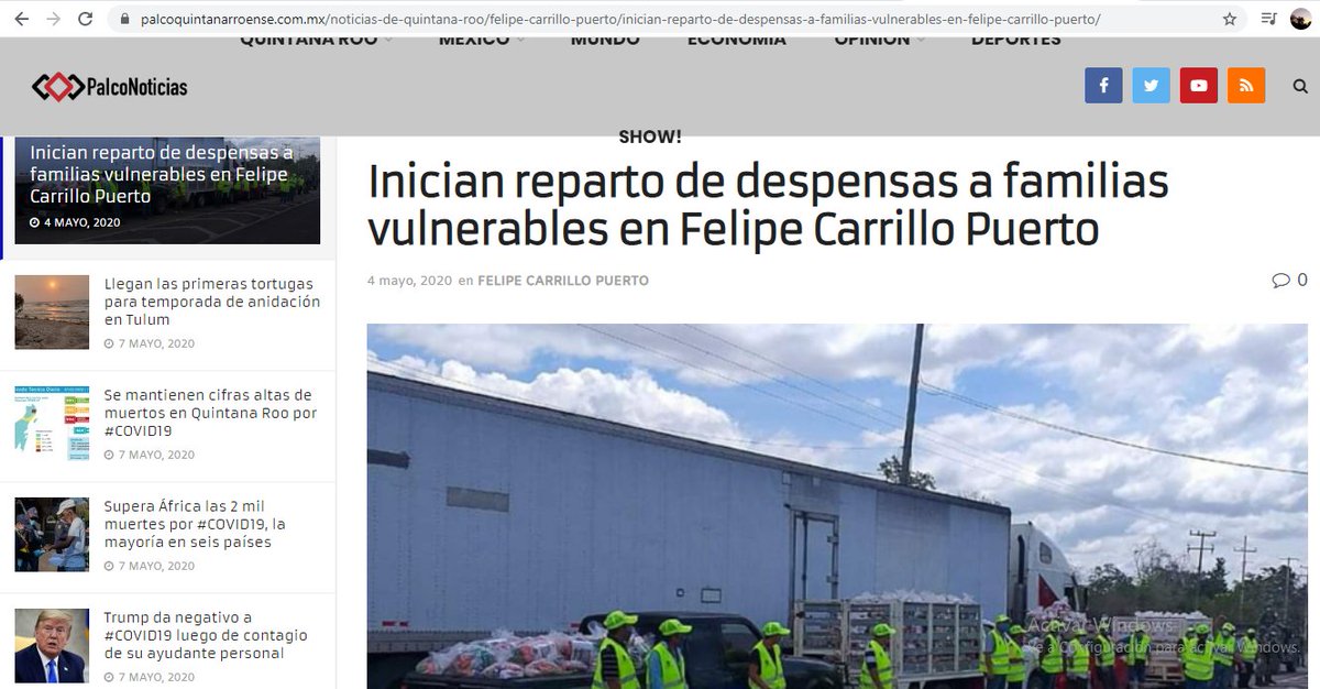 ximo_hdez's tweet photo. Les están ayudando a las familiar vulnerables de este pueblo, "Felipe Carrillo"
HG Ximena #AyudarNosHaceBien #QuedateEnCasa https://t.co/olu83MNuES