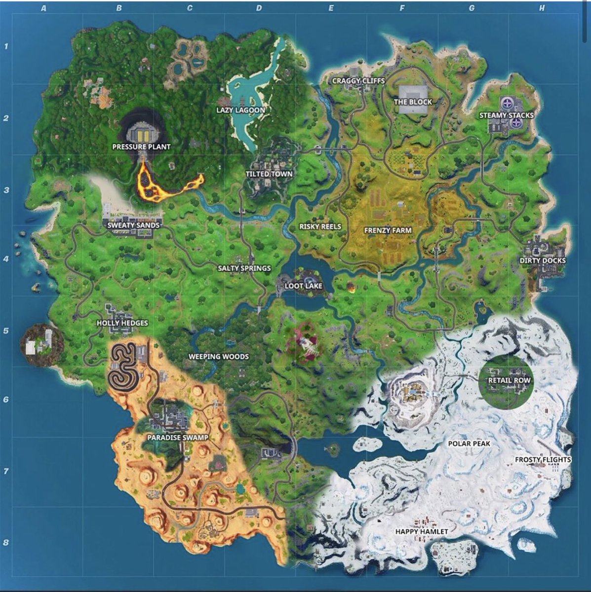 Fortnite Season 11 Map Concept