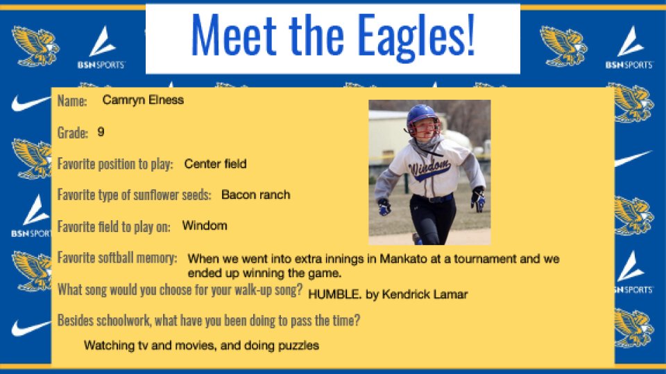 Eagles Softball tweet media