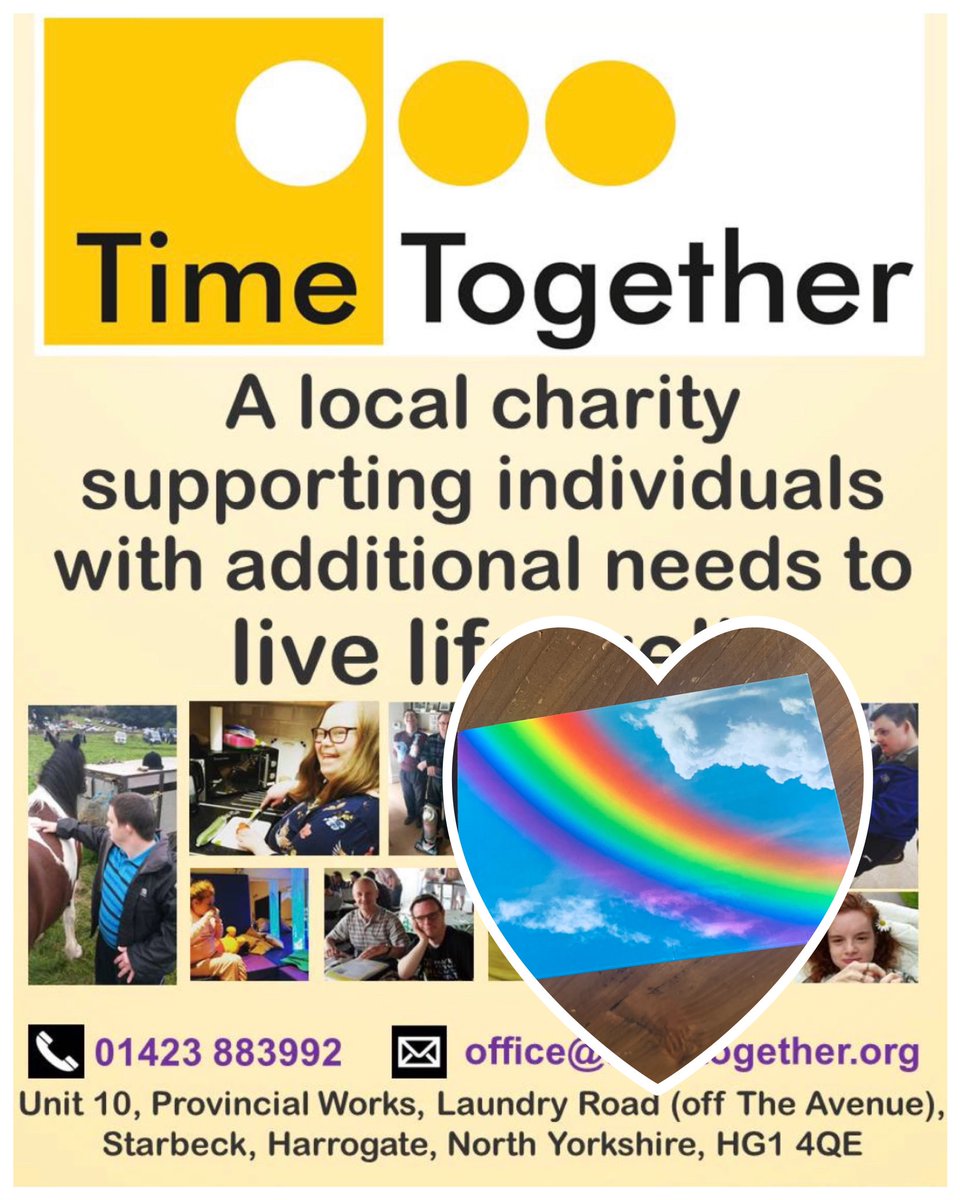 Tonight we’re clapping for The NHS, And All Key Workers who are doing an amazing job 🌈  But we will be clapping especially hard for our friends at Time Together who are a fabulous charity who are they working as hard as ever through COVID 💛