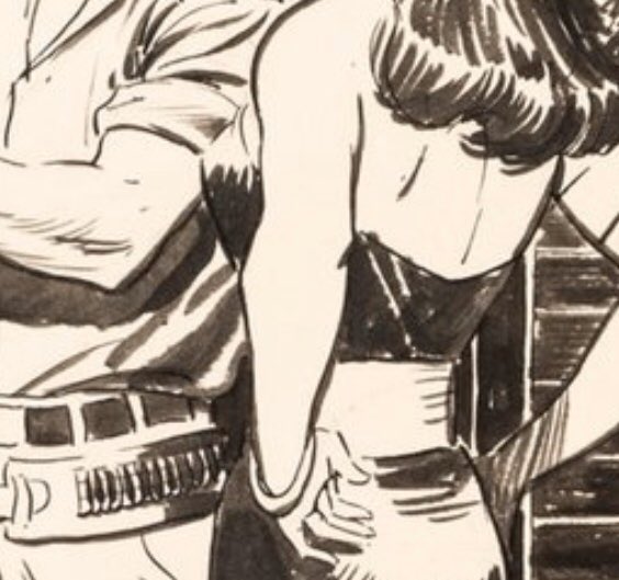 @PaulTobin The foreshortening on this arm, done with only contour line is the equivalent of a slam dunk from the free throw line