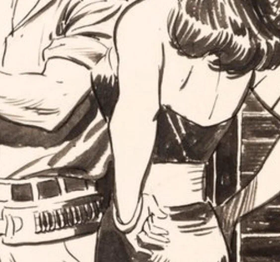 @PaulTobin The foreshortening on this arm, done with only contour line is the equivalent of a slam dunk from the free throw line 