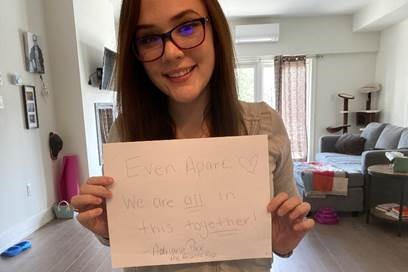 NAFC_ANCA's tweet photo. Our youth council, @AYC_NAFC, wanted to share some positive messages and let you know that we're here to support each other! Look closely to see each youth council member's individual message. 

We'd love for you to share your message of support with us! https://t.co/uVPTNT5kBQ