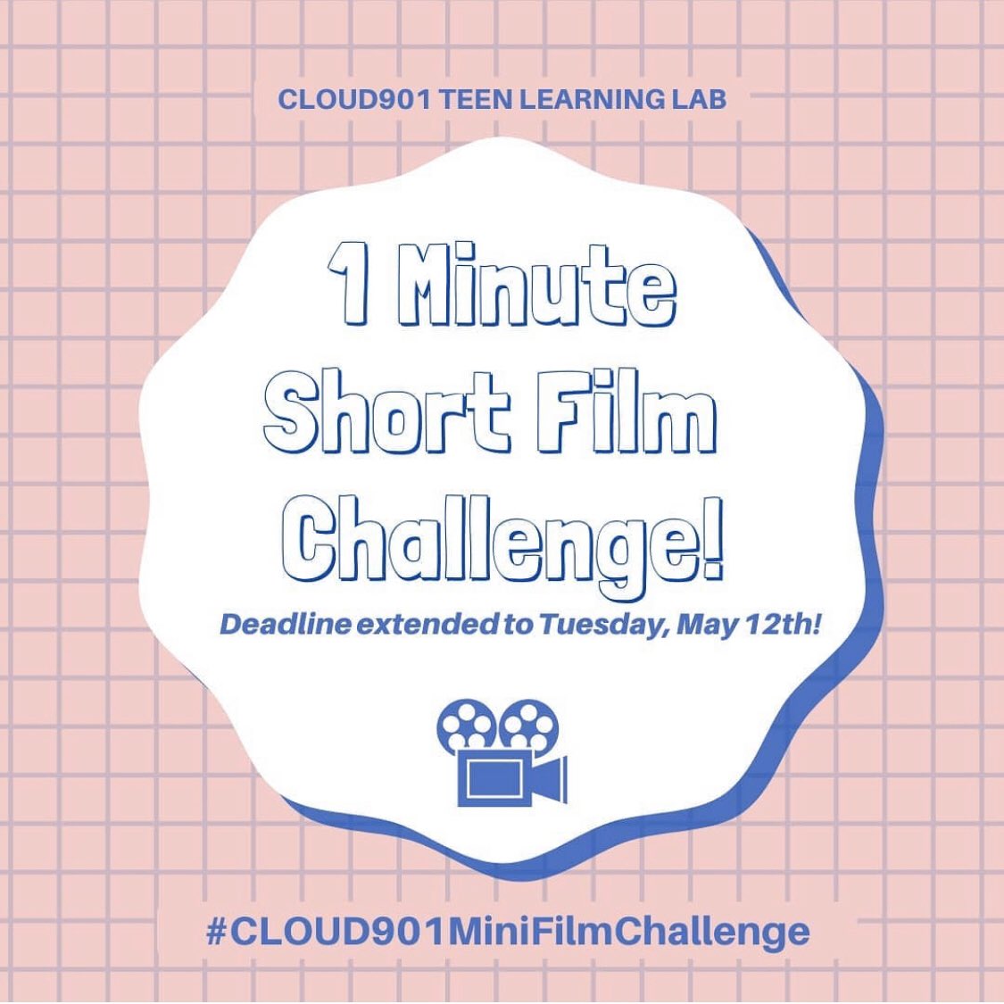 The deadline to submit your 1 Minute Mini Film is Tuesday, May 12th!

PROMPT:
Simple household tasks gone wrong. 

RULES:
-You can use any device and any editing software you have.
-The story must be original.
-Have fun!
-Use the tag #CLOUD901MiniFilmChallenge when you post.