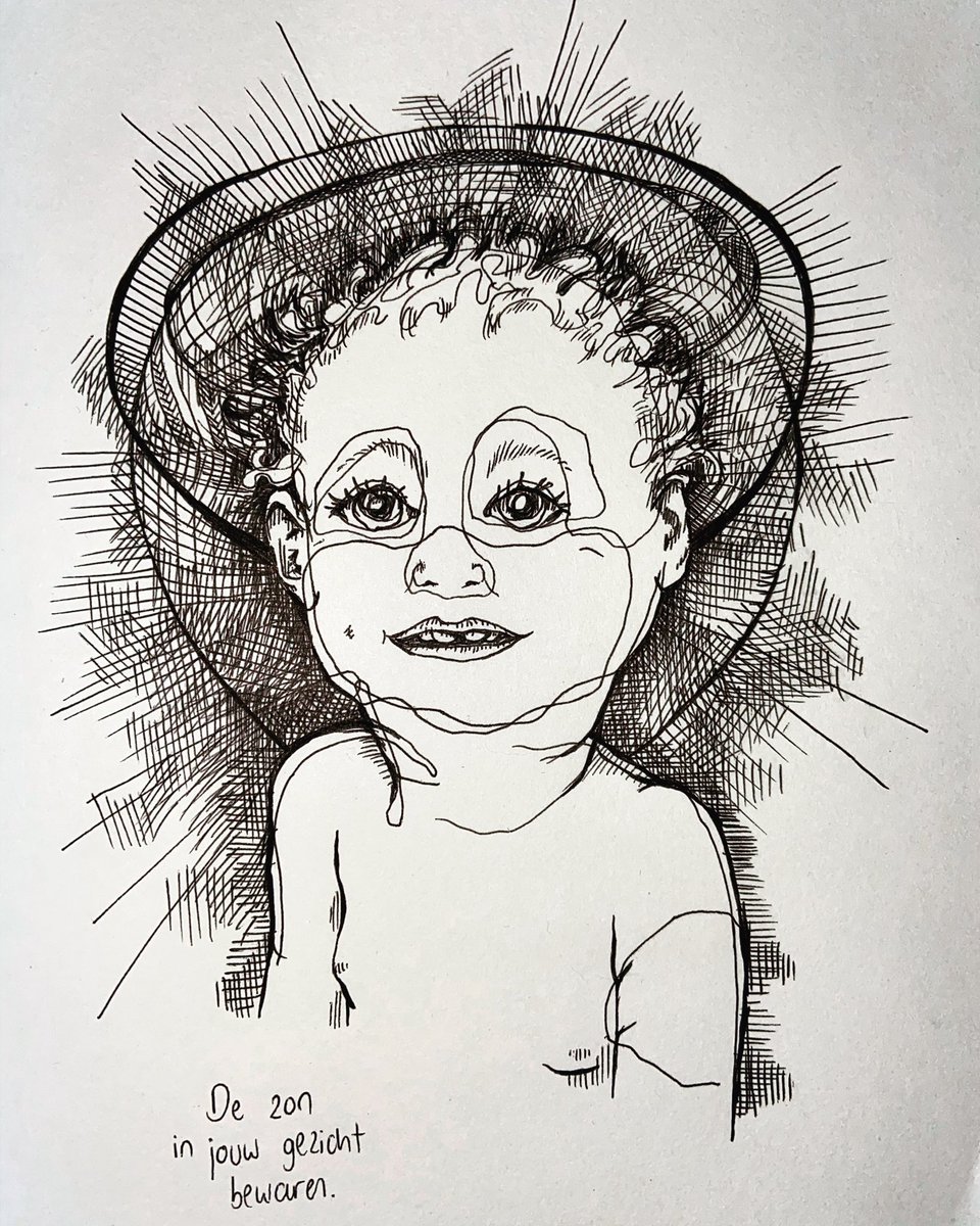 De zon in jouw gezicht bewaren. 

- Vrij naar Liselore Gerritsen: Wie -
#Gabriël #baby #15monthsold #parenting #child #growingup #illustration
