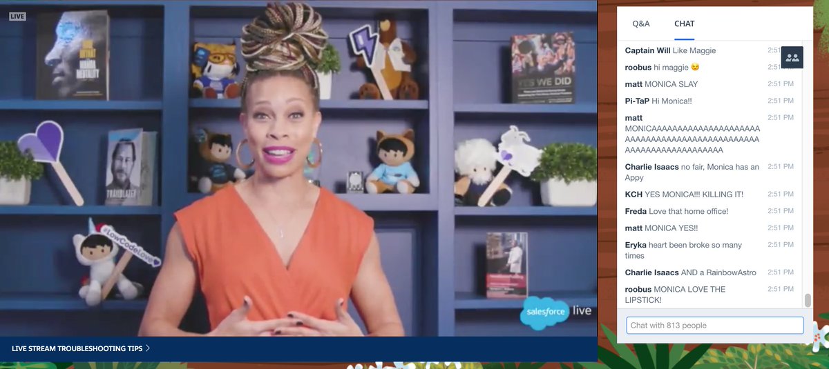 charlieisaacs's tweet image. .@Benioff might like Monica&apos;s Bookshelf during @salesforce #LowCodeLove 
#Trailblazerbook @monicalangley 
amazon.com/Trailblazer-Bu…