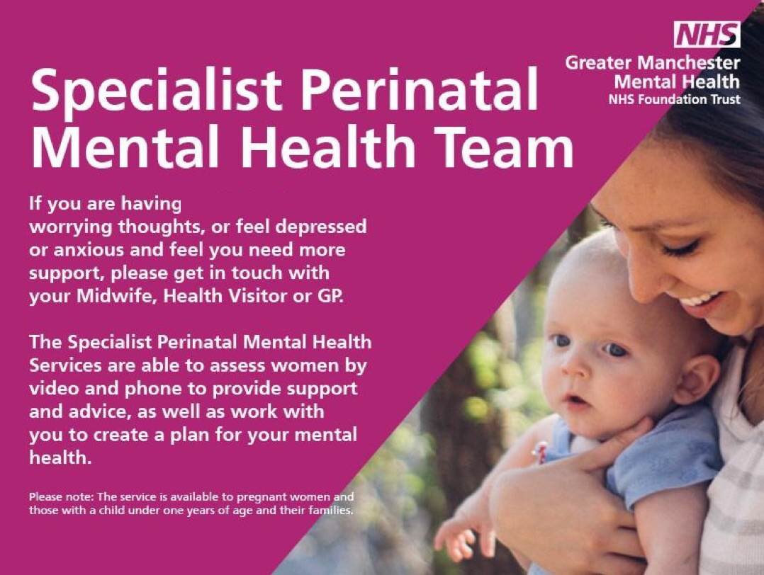<a href="/GMMH_NHS/">Greater Manchester Mental Health</a> #Perinatal CMHT hope everyone is ok during this difficult time - BUT if your not, we are here, we are still working and want to help - please talk to your GP, HV or MW they can contact us on your behalf. #pmhplookingafteryouandyours