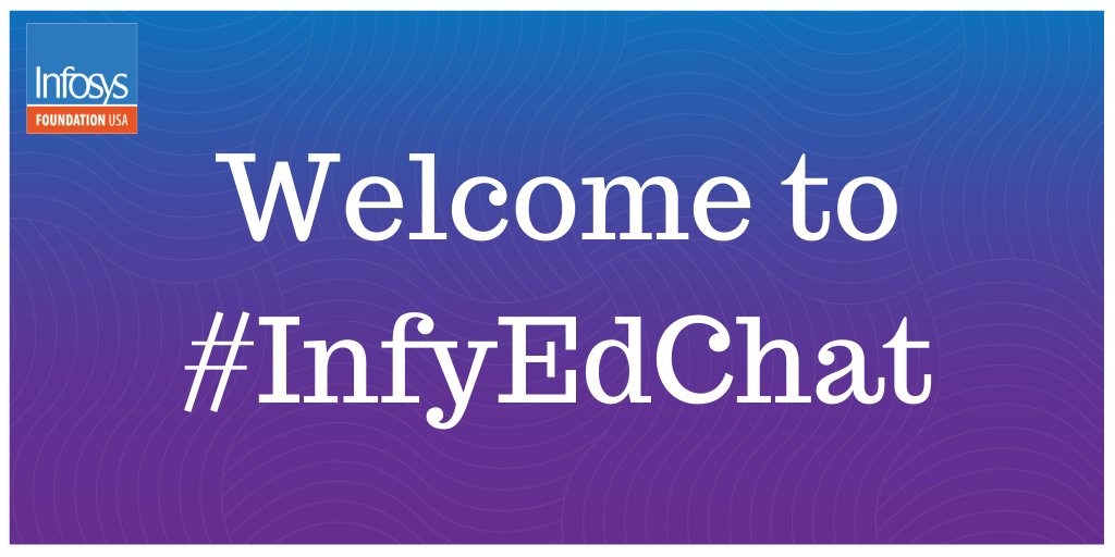 InfyFoundation's tweet photo. Welcome to #InfyEdChat #TeacherAppreciation2020! Teachers influence the lives of millions of children every day. This year, it is more important than ever to recognize them for their outstanding hard work now that schools are closed and classrooms have gone virtual #ThankATeacher https://t.co/A7vvZRnTUn