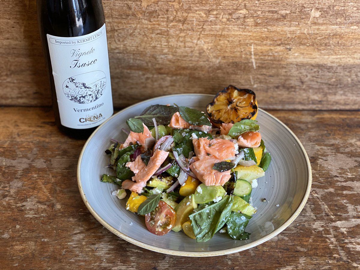 TheFisherySD's tweet photo. Chef Crafted at Home. First of the season Wild King Salmon!!! https://t.co/3qmfL6g8XM
