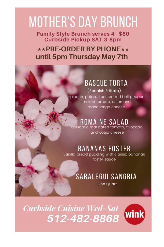 Happy Mother's Day!

Just a Reminder... Order today for Pickup on Saturday!!!  Delish! bit.ly/2yqQzFf