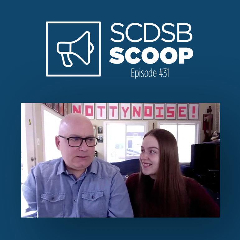 SCDSB_Schools's tweet image. 📢Attn SCDSB staff! This week&apos;s #SCDSBScoop is now live! In this week&apos;s episode we visit with staff and students from Nottawasaga Pines SS who are taking their #NottyNoise cafeteria open mic performances online!🎤@NPSSnews 

📽️Watch today&apos;s episode now:
bit.ly/3ceBQfc