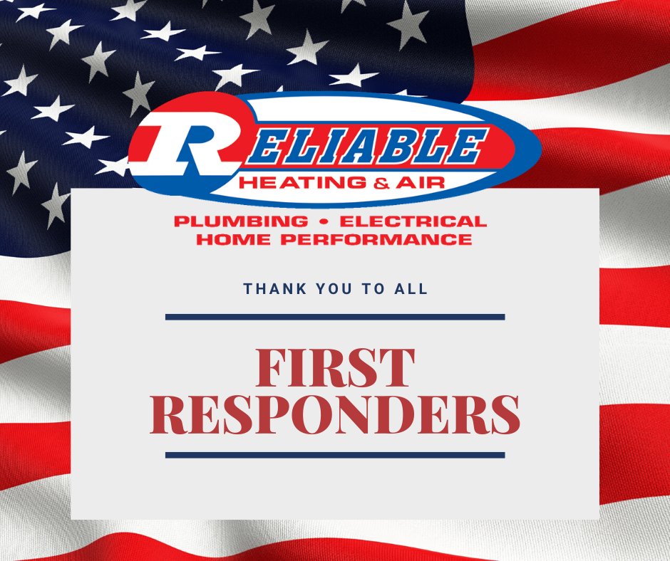 ReliableAir's tweet photo. Do you know a First Responder that needs a new Heating &amp; Cooling system? Nominate them to win a new complete system. Thank you to all first responders who are helping us get through this! https://t.co/SWCwJGVXd4 https://t.co/za7qvAJnju
