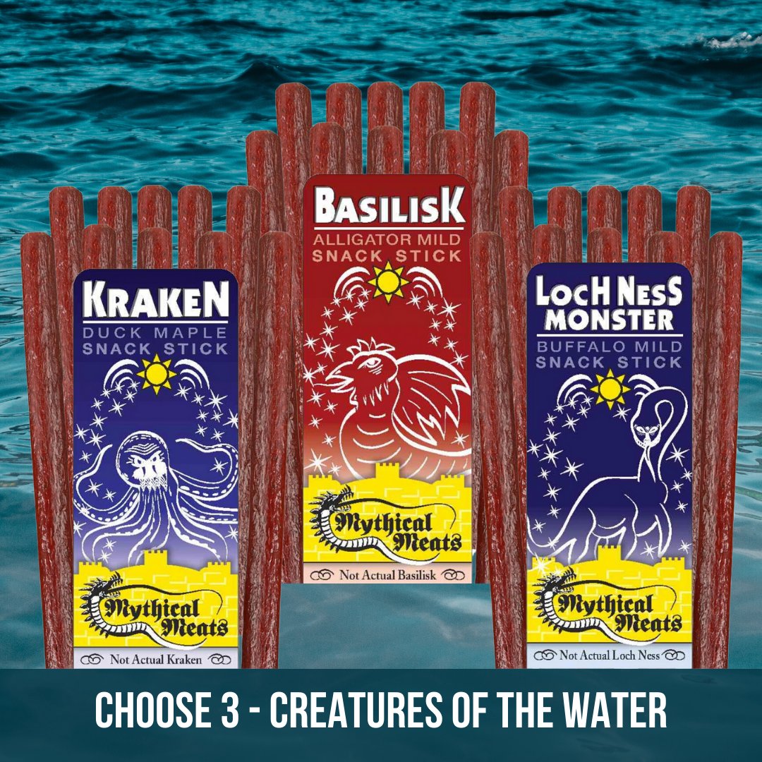 MythicalMeats's tweet photo. A little 🎁for your Thursday! 
Try one of our NEW Choose 3 Packs today! And don't wait - we have limited quantities available! 🏃💨 https://t.co/SYa7OGK5k0