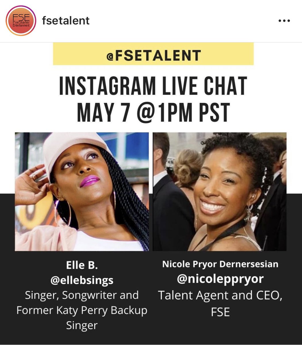 ellebsings's tweet photo. Going live in one hour! https://t.co/uIqe5tVfZ6