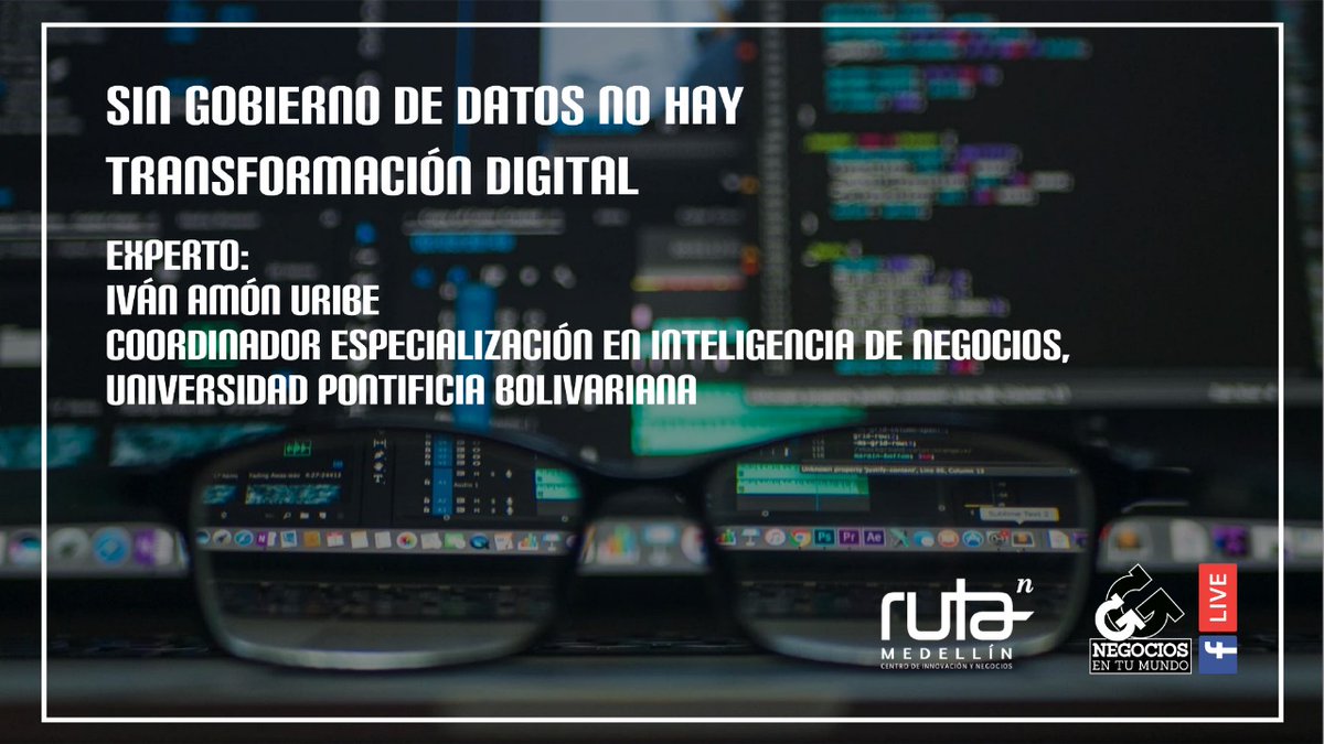 negociosentm's tweet image. 7 de mayo: acompáñanos en la #CuartaRevoluciónIndustrial con el apoyo de @Ruta_N #Hoy @juancarlosy entrevistará a invitados de @upbcolombia ,  @SoyUCN y #Dataknow