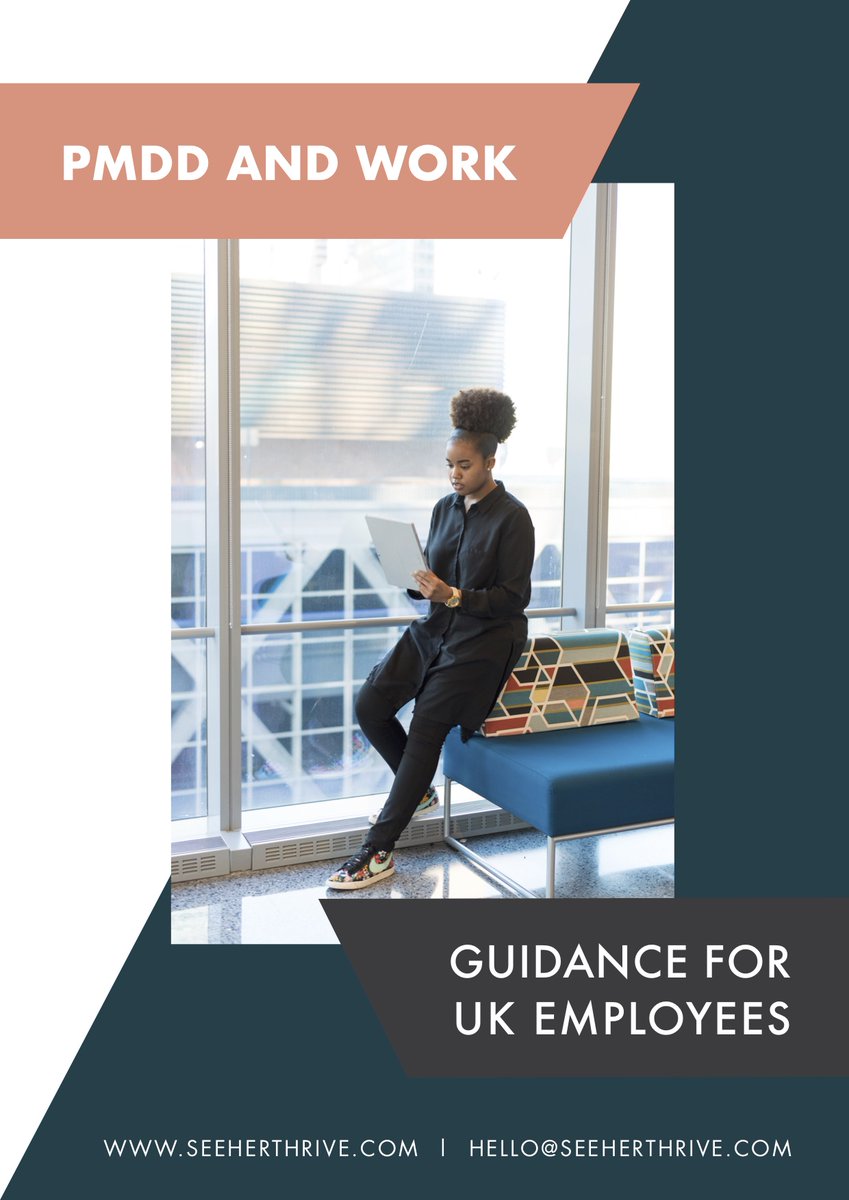 seeherthrive's tweet photo. Struggling to balance the demands of work 👷‍♀️👩‍🔧👩‍💼👩‍💻 and #PMDD? Our new guide provides practical tips and advice to help you prioritise your health at work AND get the job done! 👉https://t.co/iVvAOKJNpt 

#pmddpeeps #pmdddsupport #pmddawareness  #PMDDHour https://t.co/7NNHaF3NxO