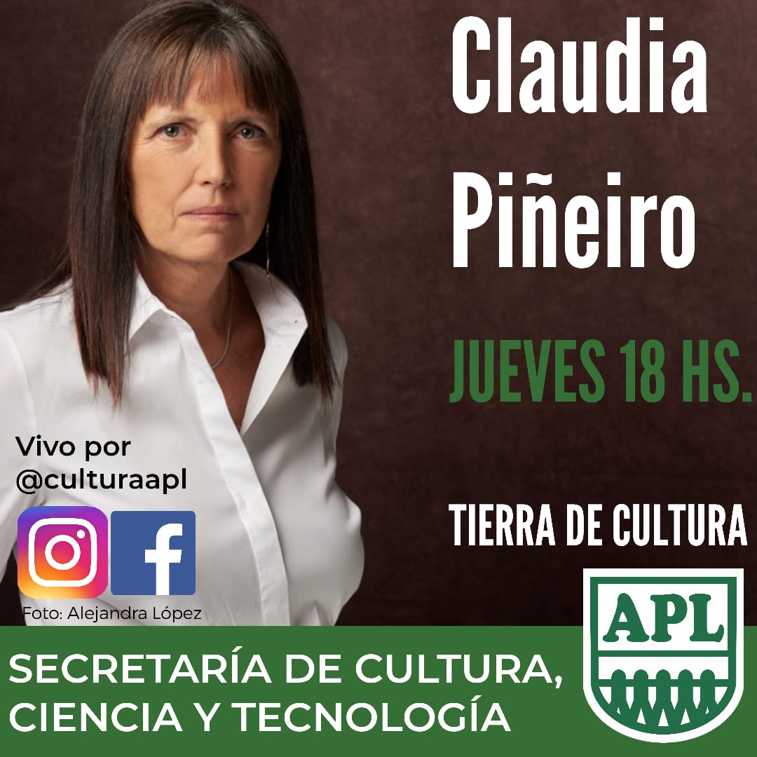 Hoy a las 18 hs, "Tierra de Cultura" por <a href="/CulturaAPL/">APL Cultura, Ciencia y Tecnología.</a> vivo instagram y facebook live. <a href="/claudiapineiro/">Claudia Piñeiro 💚 🧡</a> , no te la pierdas!
<a href="/alivergili/">alicia vergili 🍀</a> <a href="/APLCongreso/">APL</a>