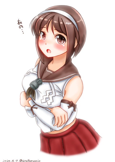 あの…何か視線を感じるのですが…
#艦これ版深夜の真剣お絵描き60分一本勝負
#艦これ版真剣お絵描き60分一本勝負_20200507
#名取 