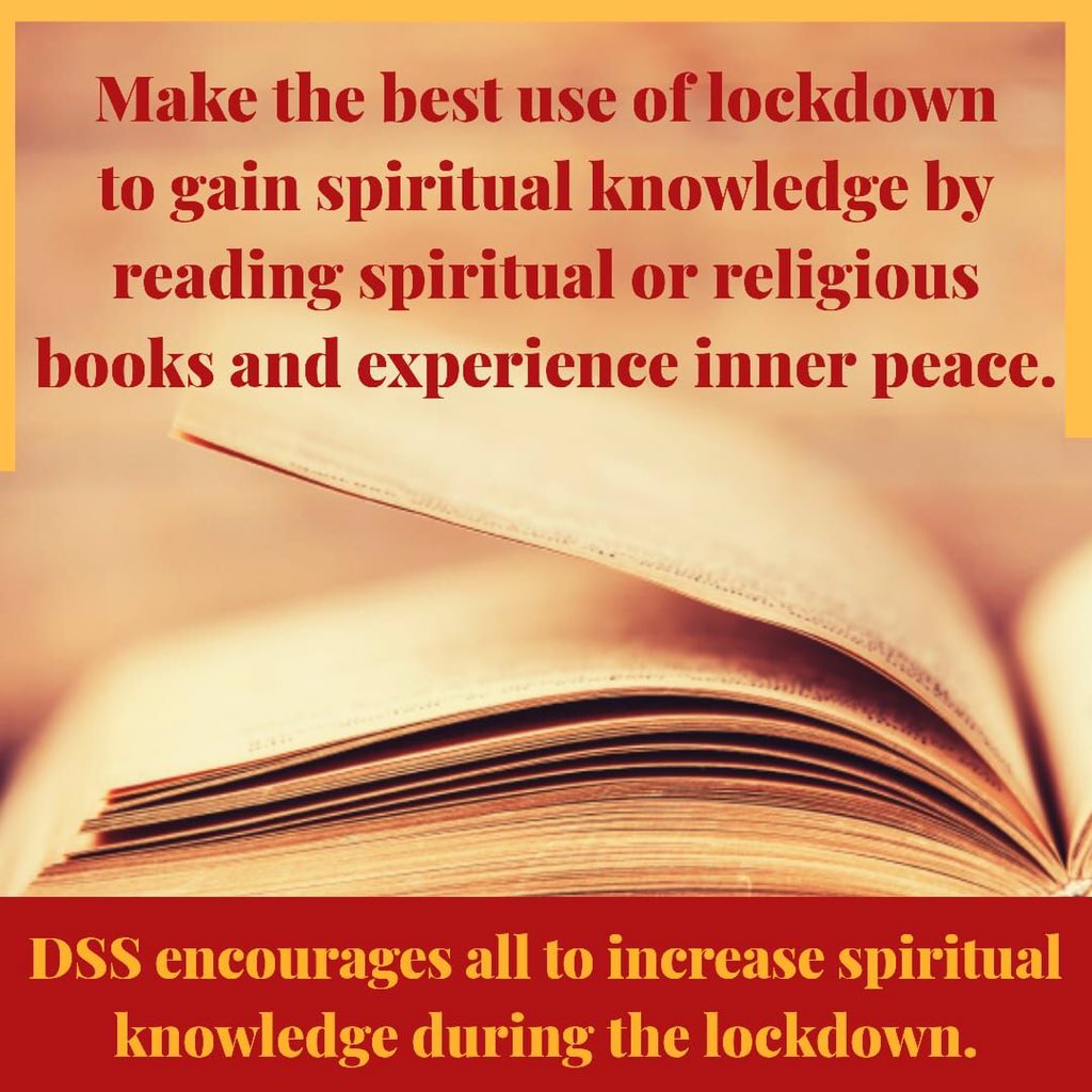 mayank2632733's tweet photo. #UtiliseLockdownWisely
#DeraSachaSauda
#IndiaFightsCorona

Dera Sacha Sauda urges everyone to utilise the lockdown period wisely by doing these activities at home
- Develop a new skill.
@Gurmeetramrahim https://t.co/kGBiVf27gz