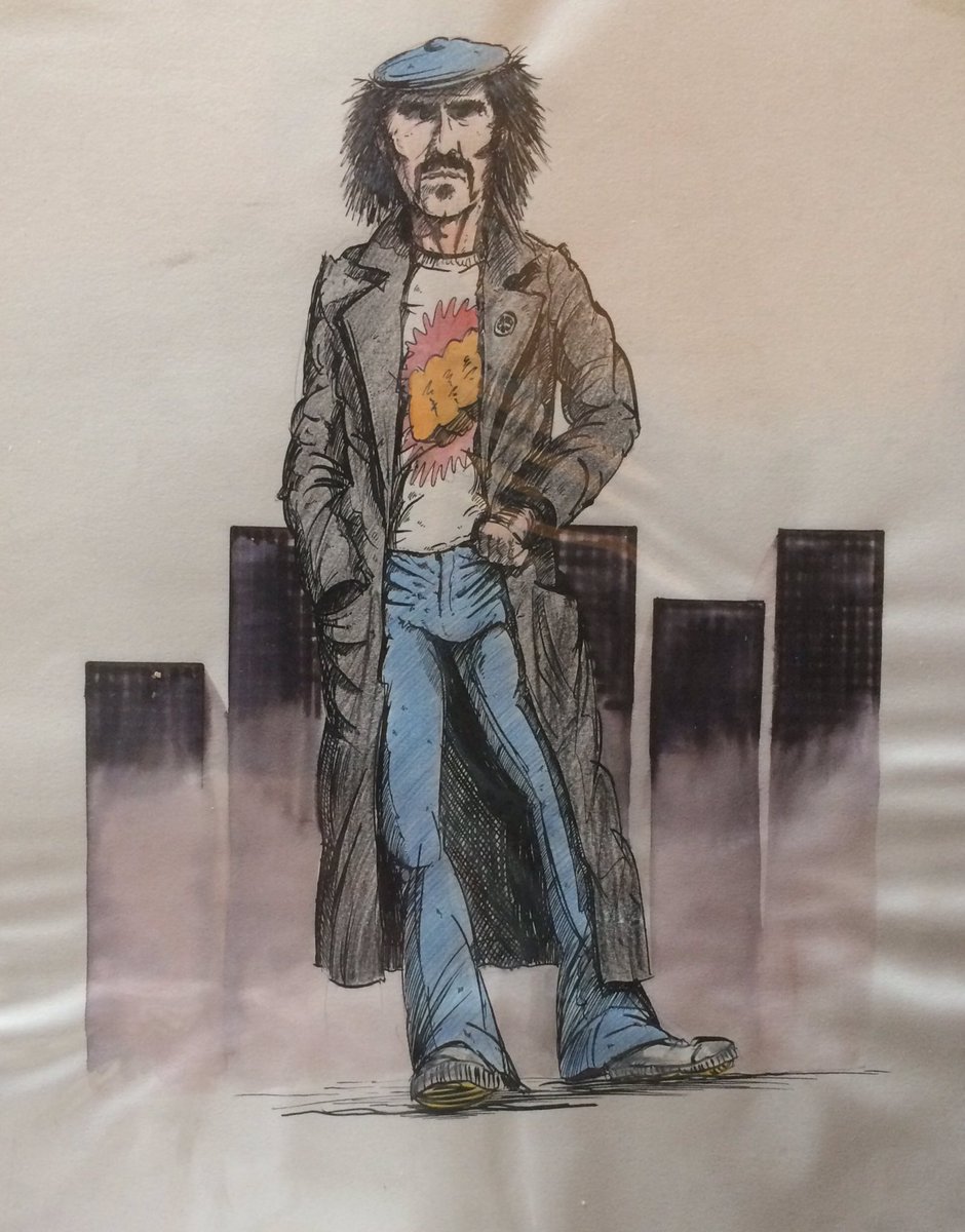 MAW_H's tweet photo. Having ransacked the house for a sketchbook I thought it was in (which Iโve still not found by the way), I did find the piece of college art inspired by watching #TheHistoryMan (that Iโd been trying to find) somewhere else instead ๐ https://t.co/f35W2q73LA