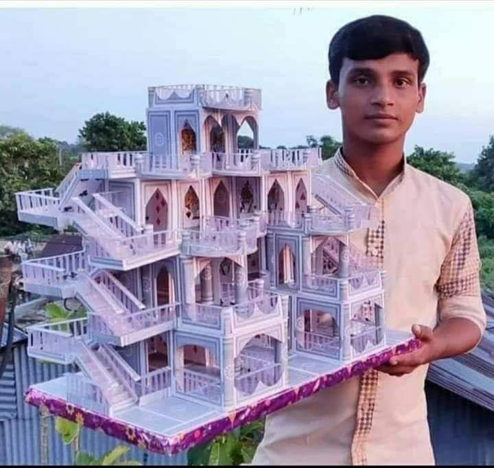 Зарим нэг барилгын цаасан макет хийдэг хүмүүст санаа өгөх гэж оруулав.