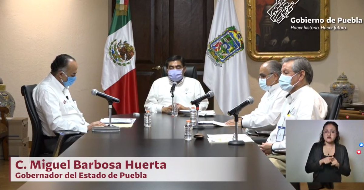 #ÚltimaHora || A partir del próximo lunes 11 de mayo se comenzará a aplicar en #Puebla el programa "Hoy No Circula" para disminuir la movilidad de vehículos durante esta pandemia, anuncia el gobernador Miguel Barbosa.