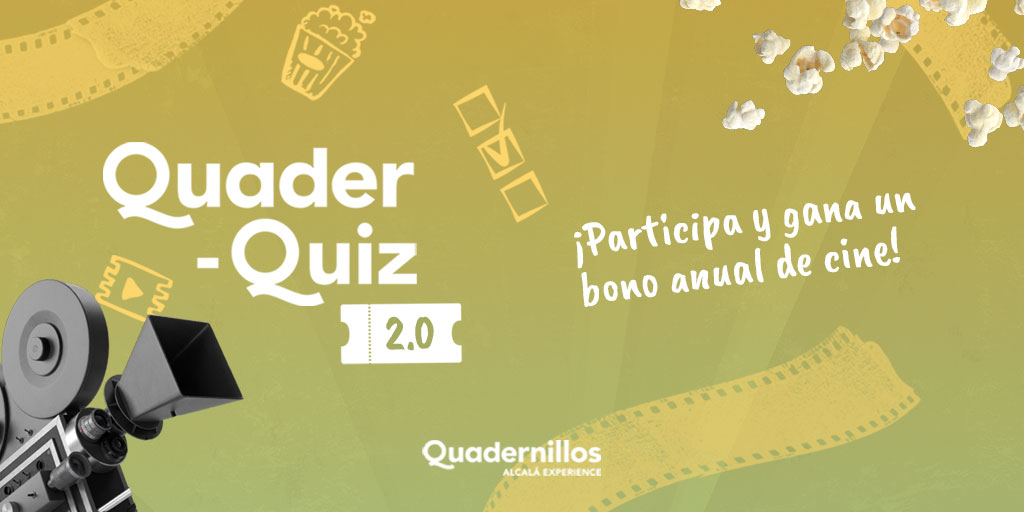 ¿Quieres ganar un bono anual de cine? 🎬🍿 Participa en nuestro concurso de preguntas sobre grandes películas del Séptimo Arte y llévate el premio. 

👉🏼 Accede al quiz aquí: bit.ly/2xF2puO