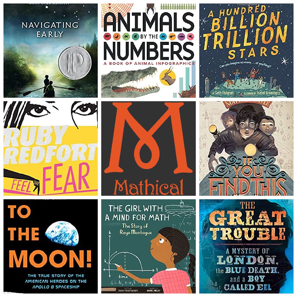 LibSCHS's tweet image. A sneak peek of even more #Mathical titles we will be adding to our collection thanks to their Collection Development Prize! 😄 So exciting! Thank you.