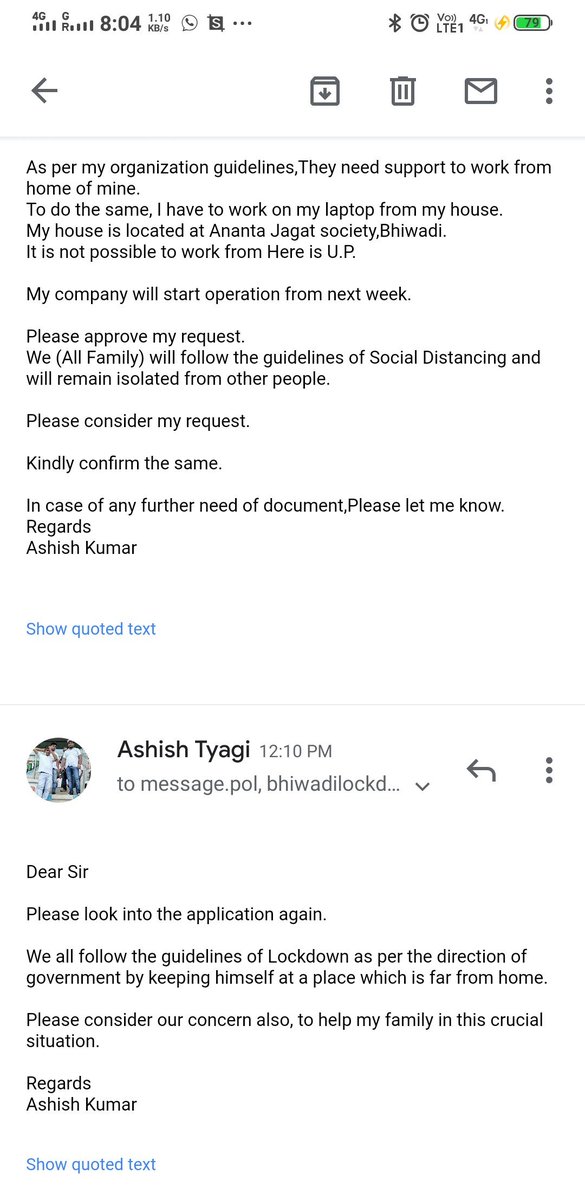 erashishtyagi's tweet photo. @UPGovt @ChiefSecyUP @CMOfficeUP 
@BagpatDm @PIB_India @DIPRRajasthan @PoliceRajasthan @ashokgehlot51 @HMOIndia 
Anyone of the official can support me to reach my home.
I am now frustrated by requesting from govt. of Raj.
Please please please...Help us to reach at our home. https://t.co/qv4FrzHoxv