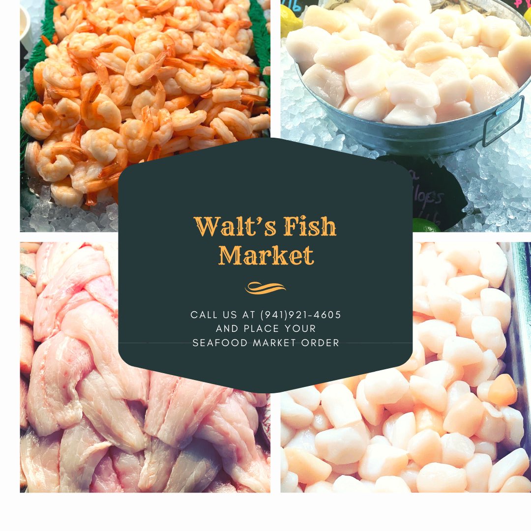 waltsfishmarket's tweet photo. #waltsfishmarket #eatlocal #eatlocalfl #freshseafood #seafood #seafoodlovers #fish #shrimp #seafoodrecipes #seafoodrestaurant #drinklocal #cocktails #sarasota #siestakey #bestrestaurants #scallops #bayscallops #seascallops #cookedshrimp #cocktailshrimp #grouper #freshgrouper https://t.co/H2UxszkEjp