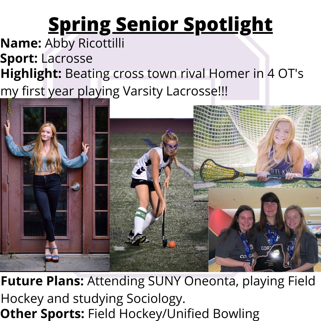 CECSD_Athletics's tweet photo. Spring Senior Spotlight of the day....#wearecortland! https://t.co/wIsibVGPNc