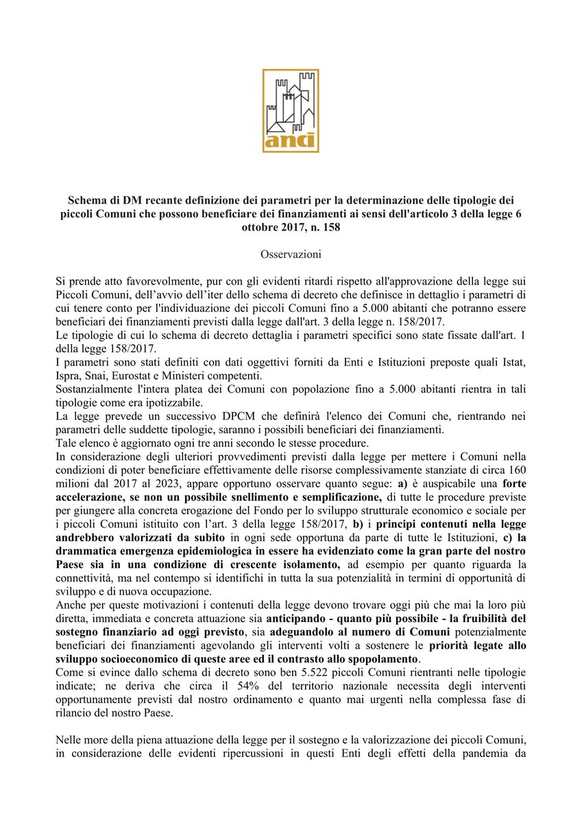 AnciLiguria's tweet photo. #PiccoliComuni, il coordinatore nazionale @comuni_anci #MassimoCastelli:
“Come Anci abbiamo proposto un emendamento per sbloccare per il 2020 tutte le risorse disponibili per favorire sviluppo e combattere lo #spopolamento".
Il comunicato ➡️ https://t.co/sPoRepgGIk https://t.co/VMVmfmF6CD