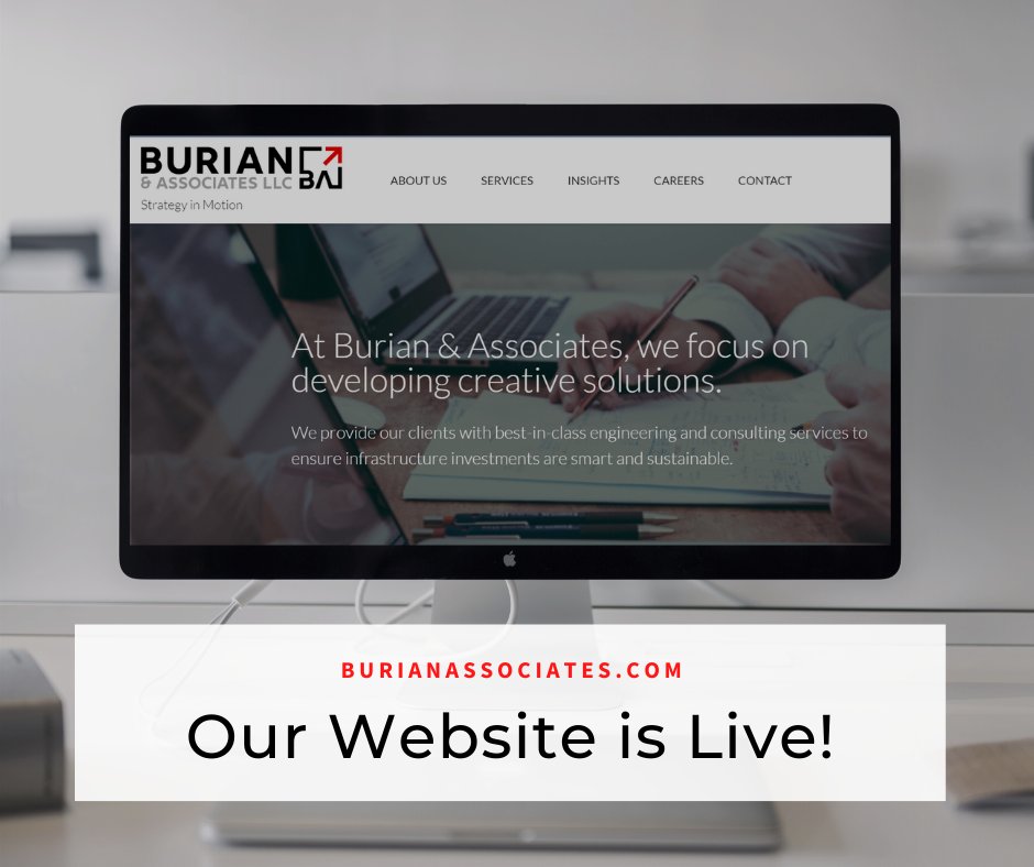 Our new website is now active! 

burianassociates.com

#Engineering #Consulting #StrategyInMotion